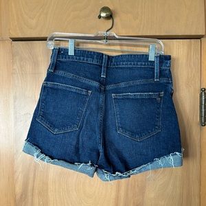 Curvy High-Rise Denim Shorts in Canterdale Wash